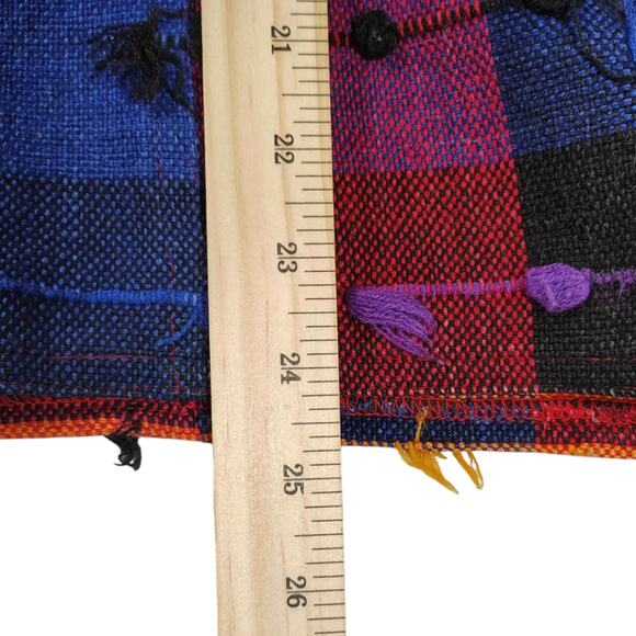 VTG Ana's Fashions Women's Colourful Embroidered Button Up Vest Size XL - Picture 7 of 7